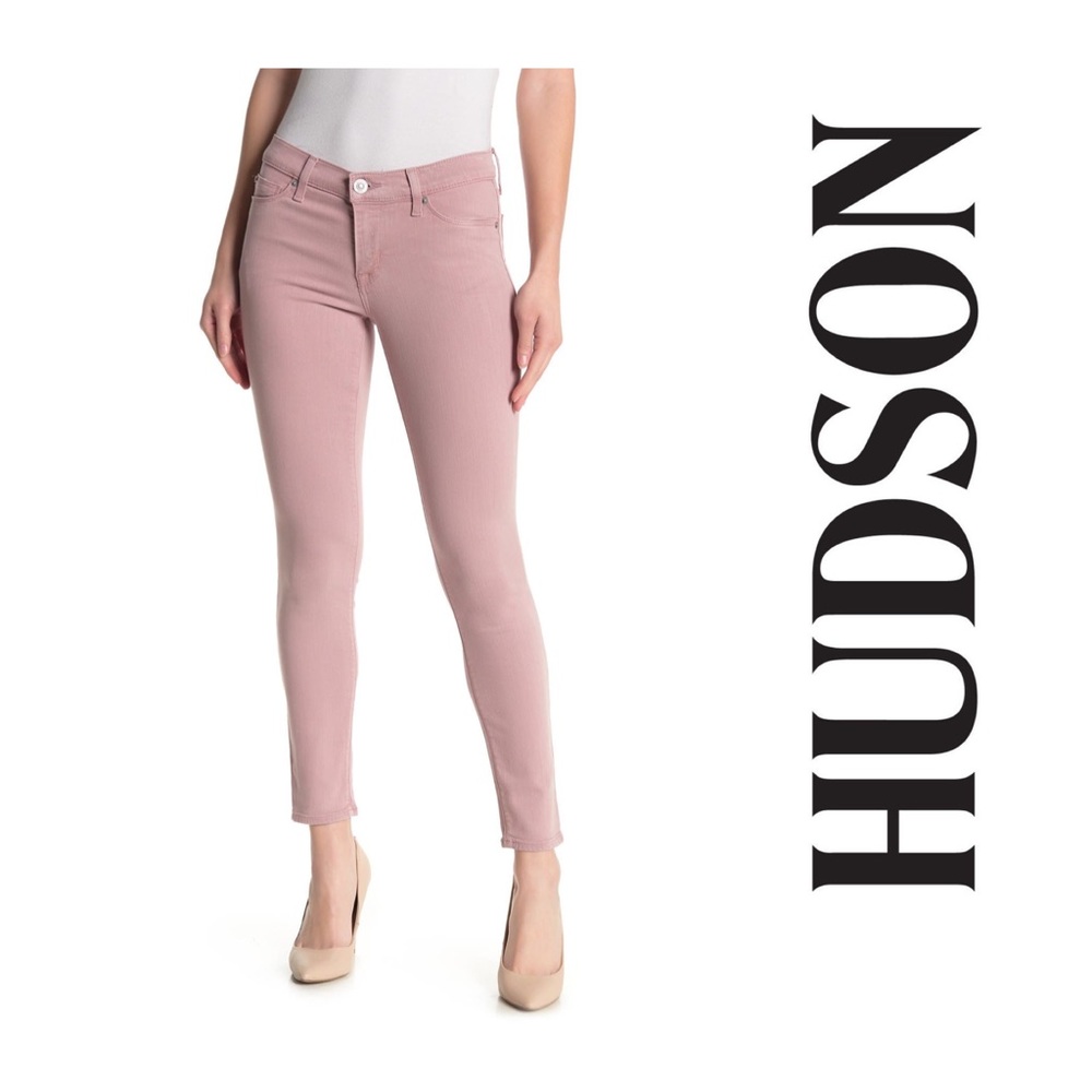 Hudson Krista skinny ankle Jeans dusty rose 32